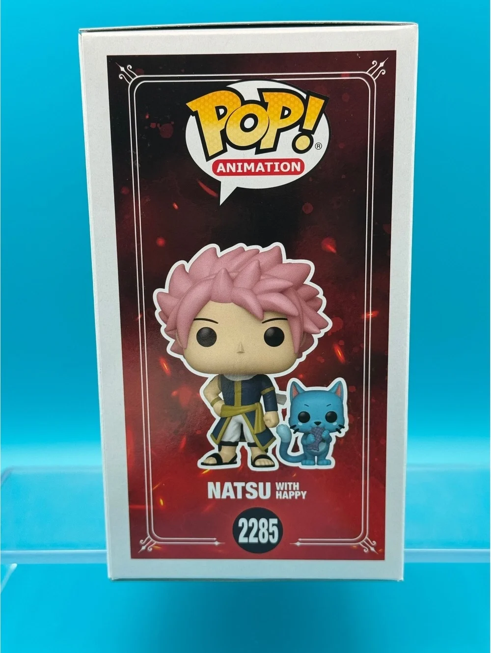 Todd Haberkorn Signed Natsu with Happy fairy tail Funko 2285 with MAS COA